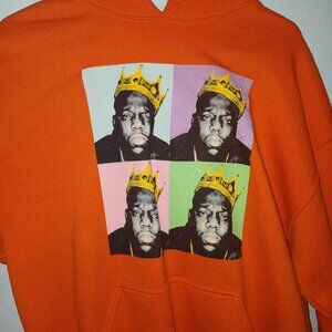Orange Biggie (Notorious B.I.G) hoodie